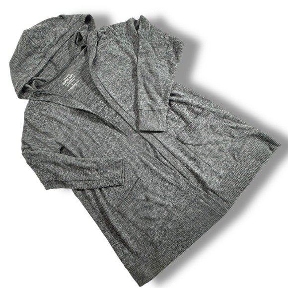 Torrid. Sweaters - Torrid Super Soft Plush Womens Open Front Cardigan Plus Size 2 Gray Long Sleeve